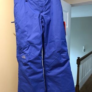 North face girls snow pants
